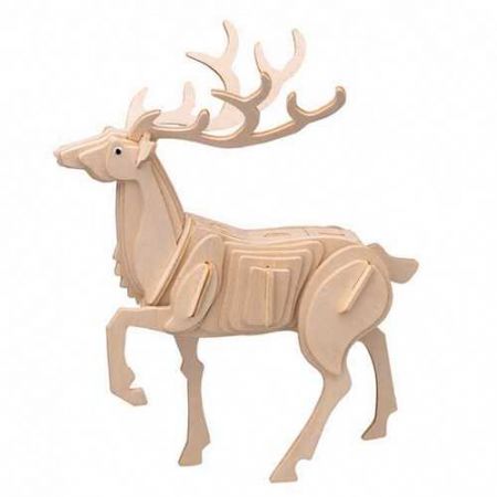 Woodcraft construction kit | Woodcraft Dřevěné 3D puzzle jelen DS55077754