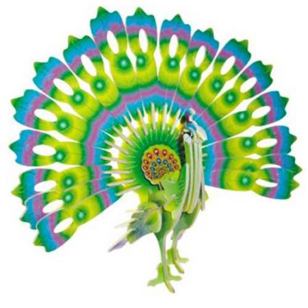 Woodcraft construction kit | Woodcraft Dřevěné 3D puzzle páv DS91612465