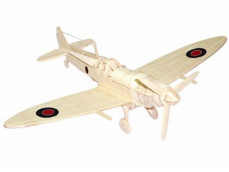 Woodcraft construction kit Woodcraft Dřevěné 3D puzzle spitfire