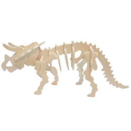 Woodcraft construction kit Woodcraft Dřevěné 3D puzzle Triceratops velký