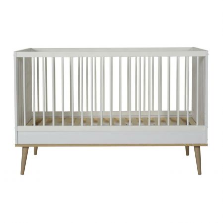 Quax přestavitelná postýlka Flow White Oak 140x70cm