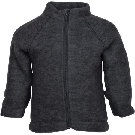 Mikk-Line dětská vlněná merino bunda Anthracite Melange 50001 Velikost: 98 Merino vlna