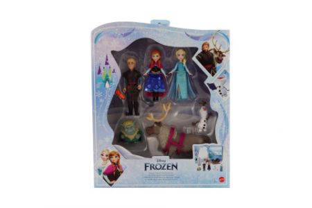 Frozen Pohádkový příběh malé panenky- Anna a Elsa s kamarády HLX DS29002974