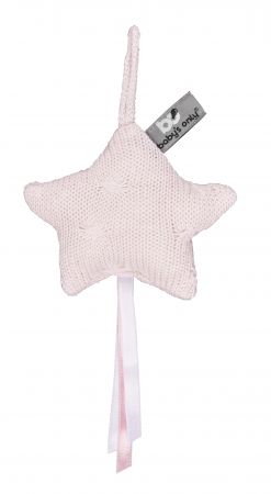 Baby's only dekorační hvězdička Cable růžová