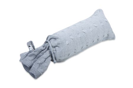 Baby's only pletený obal na láhev Cable šedý