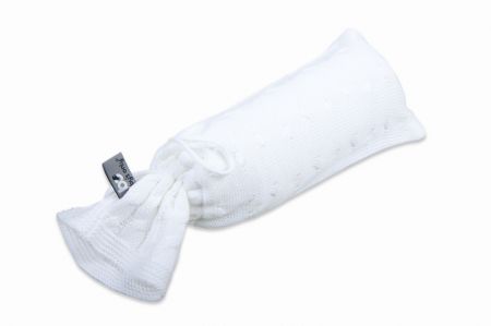 Baby's only pletený obal na láhev Cable bílý