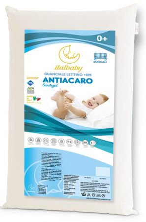 Italbaby dětský polštář Antiacaro Velikost: 25 x 30 x 3H cm