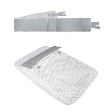 Micuna mini postelový set Cododo tmavě šedý