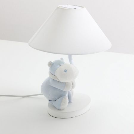 Nanán stolní lampa s hrochem Bombo modrá