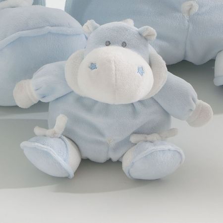 Nanán plyšový hroch Bombo 13cm modrý