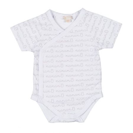 Nanán body pro miminko s potiskem bílé Velikost: 3 měsíce