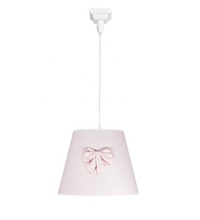 Caramella Baby Pink visící lampa s mašlí růžová
