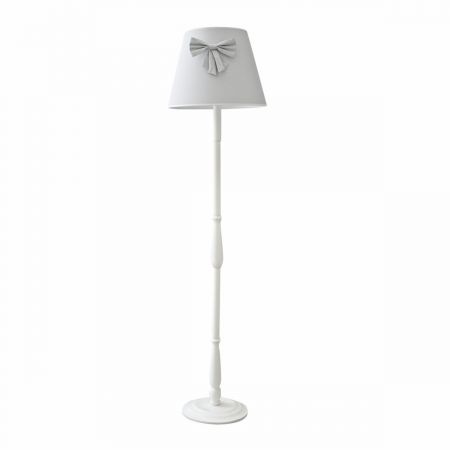 Caramella Pure Grey stojací lampa s mašlí šedá