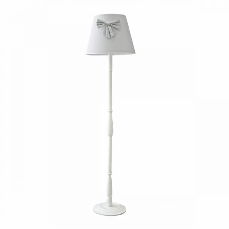 Caramella Pure Grey stojací lampa s mašlí šedá