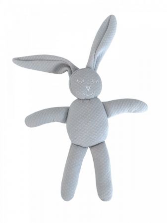 Caramella Pure Grey plyšová hračka zajíček šedý