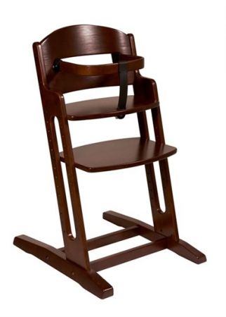 Baby Dan Dřevěná jídelní židlička BabyDan DanChair Walnut