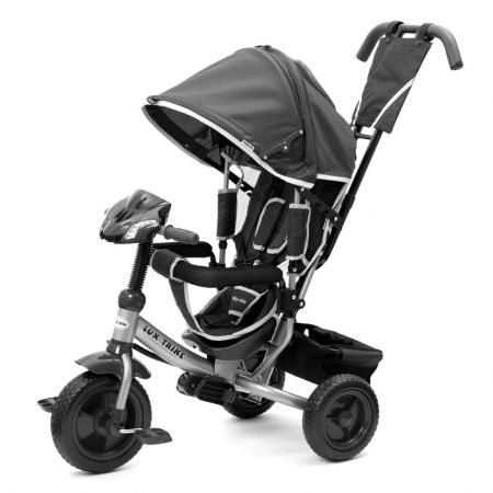 Dětská tříkolka s LED světly Baby Mix Lux Trike tmavě šedá