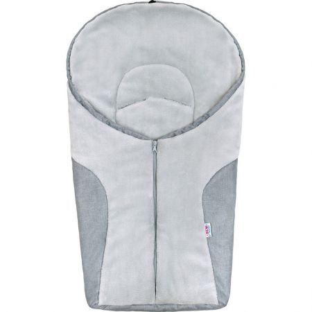 Luxusní zimní fusák New Baby Car light grey