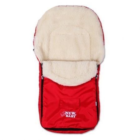 Zimní fusak New Baby Classic Wool red