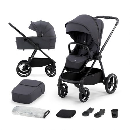 KINDERKRAFT Kočárek kombinovaný Nea 2v1 Deep Grey