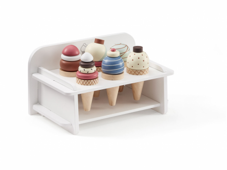 Kids Concept Zmrzlina dřevěná se stojanem Bistro