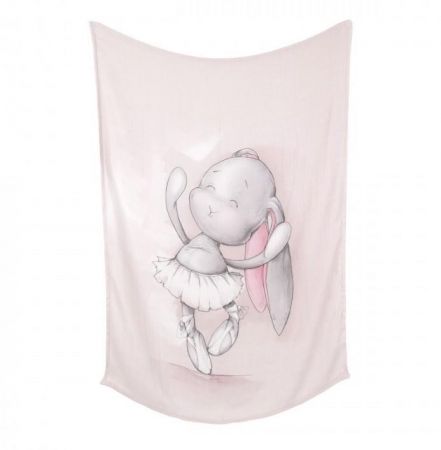 EFFIKI Bambusová swaddle přikrývka 70x95, Tančící balerína