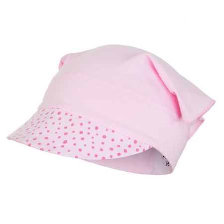 Little Angel Šátek tenký kšilt Outlast® - růžová baby/růžová-puntík lesk Velikost: 5 | 49-53 cm