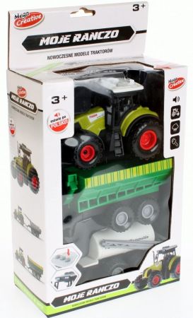 Traktor s příslušenstvím Můj ranč MEGA CREATIVE set 470608