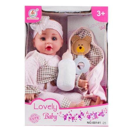 Panenka Bobas 40cm s příslušenstvím MEGA CREATIVE 443622