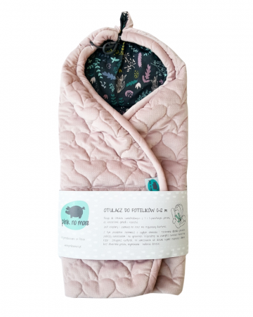 PINKnoMore Deka zavinovací do autosedačky PINK & BOTANIC