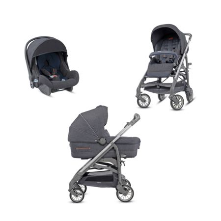 Inglesina Trilogy Quatro 2022 Village Denim s podvozkem Trilogy