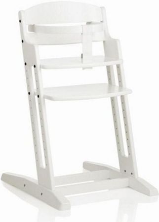 Baby Dan Dřevěná jídelní židlička BabyDan DanChair White