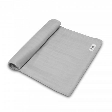 Dětská plena Lionelo Bamboo Swaddle Barva: Grey Stone
