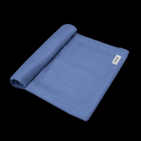 Dětská plena Lionelo Bamboo Swaddle Barva: Blue denim