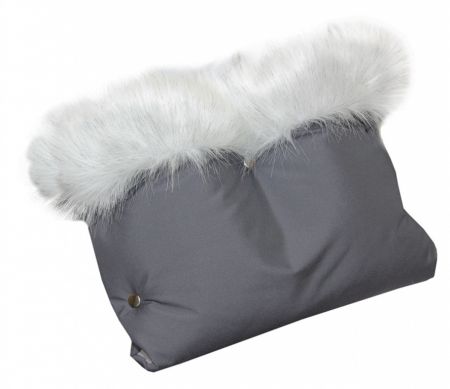 Emitex Rukávník kočár LUXURY - softshell tmavě šedý