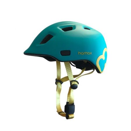 HAMAX Cyklohelma Thundercap Turquoise/Yellow 52-56