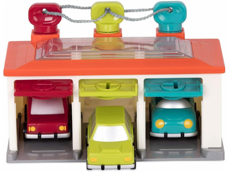 B-Toys Garáž se třemi auty
