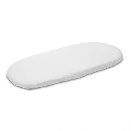 SENSILLO Prostěradlo Jersey do kočárku bílé 35x75cm
