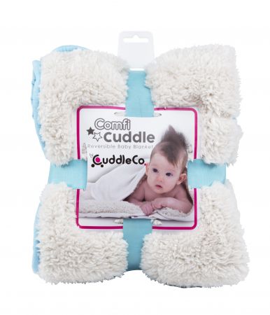 CUDDLECO Dětská deka Comfi-Cuddle 110x75cm, Tiffany Blue Varianta: Tiffany Blue