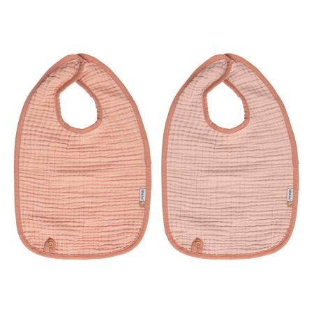 Bebe-Jou Bryndáčky Bébé-Jou Pure Cotton Pink 2ks