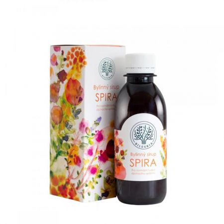 Bilegria Spira bylinný sirup na dýchací cesty s pomeranči 200 ml