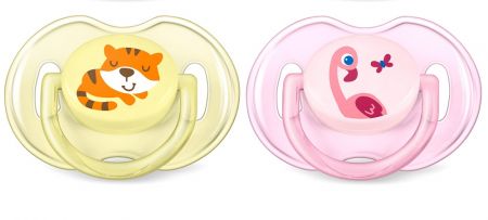 Philips AVENT Šidítko Safari 0-6m dívka, 2 ks