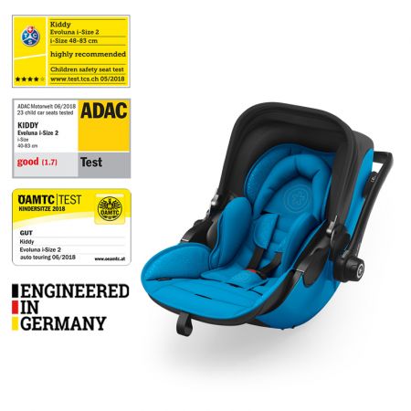 KIDDY Autosedačka Evoluna i-size 2 + Isofix základna 40-83 cm Summer Blue