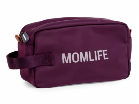 Childhome Toaletní taška Momlife Aubergine