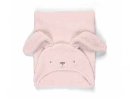 Mamas & Papas Osuška s kapucí Pink Bunny