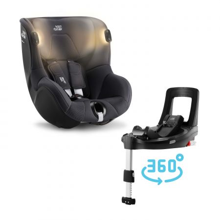 BRITAX Autosedačka Dualfix iSense Bundle Flex iSense, Fossil Grey Varianta: Fossil Grey
