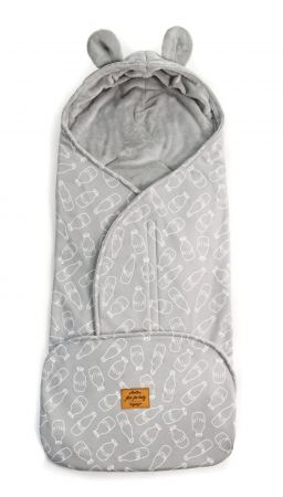 Floo for baby zavinovačka Varianta: Milk gray
