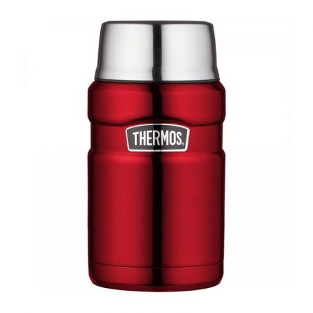 Thermos Termoska na jídlo se šálkem - červená