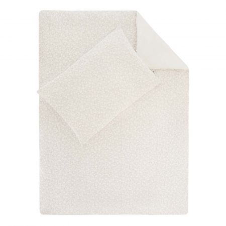 ESITO Dětské povlečení Zája JERSEY - 100 x 135, 60 x 40 cm / smetanová Barva: smetanová, Velikost: 100 x 135, 60 x 40 cm