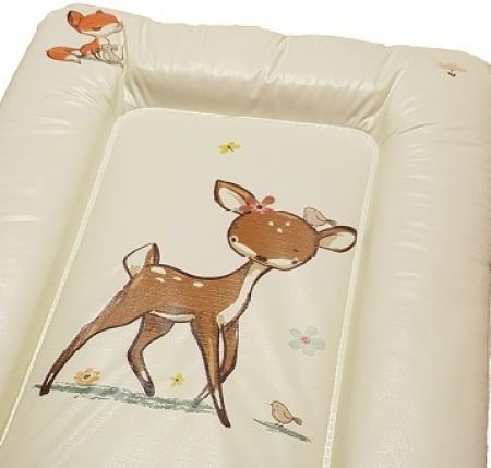Ladotex Kft. Třístranná měkká přebalovací podložka 70x70, 58 Srnka Barva: Krémová